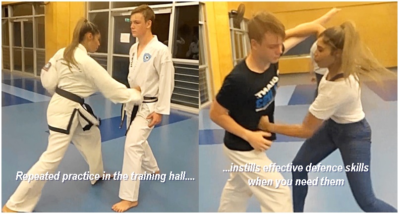 Taekwondo for defense