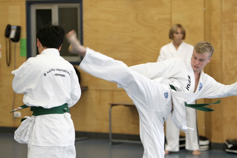 Taekwondo builds self belief