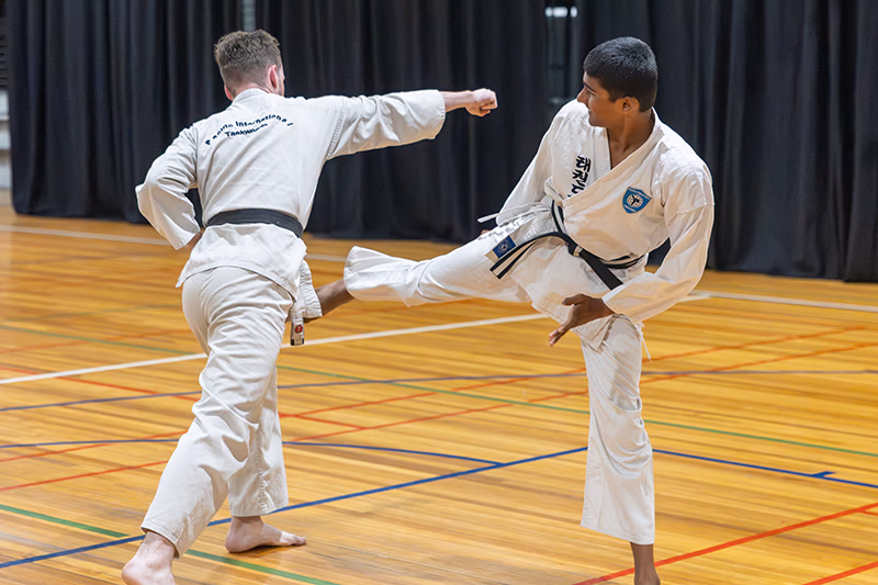 ALBANY CREEK adult class two men