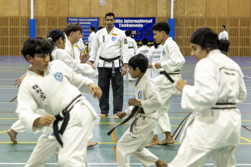 Brackenridge - Roneil overseeing training